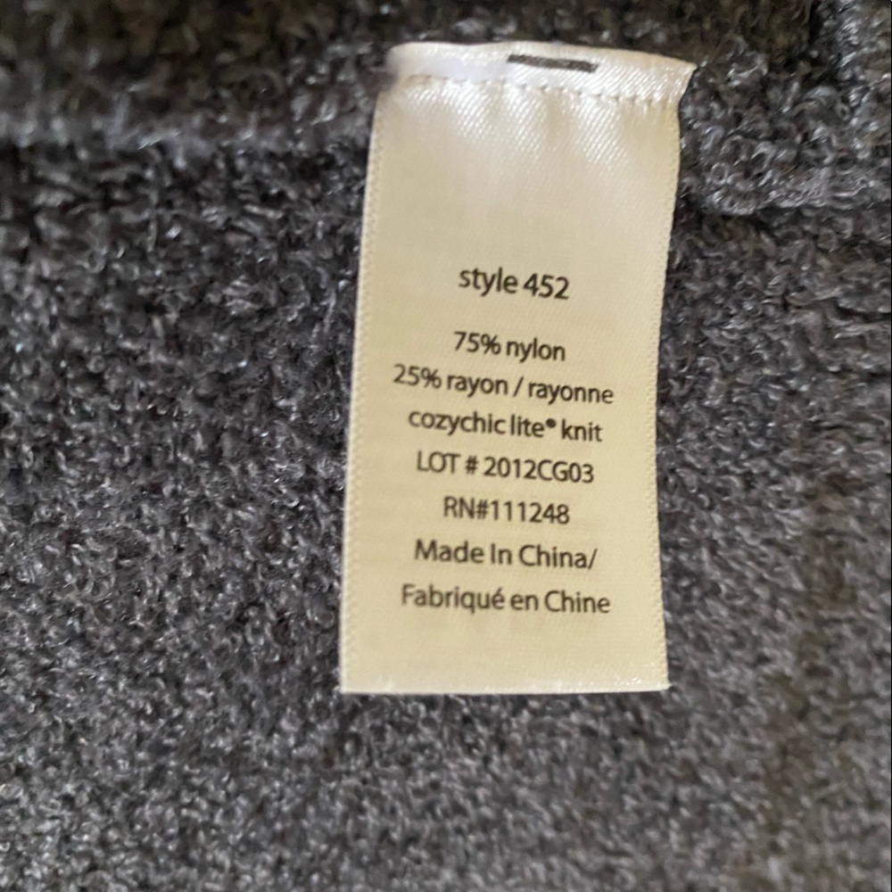 Barefoot Dreams CozyChic Lite Circle cardigan in blue - Picture 4 of 5
